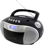 soundmaster scd6900sw cd boombox with am fm radio and cassette player black photo