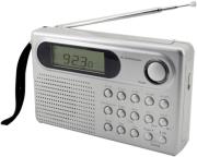 soundmaster we320 10 band radio with lcd alarm clock silver photo