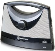 amplicomms tv sound box wireless tv speaker black photo