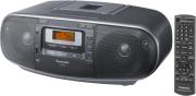 panasonic rx d55aeg k cd radio cassette recorder black photo