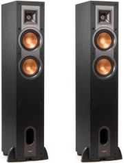 klipsch r 24f reference floorstanding speakers set black photo