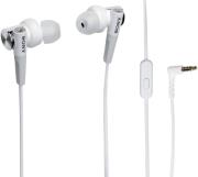 sony mdr xb50apw extra bass headset white photo