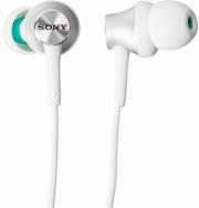 sony mdr ex450w in ear earphones white photo