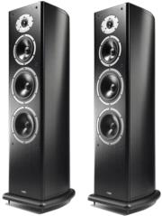 acoustic energy aelite 3 floorstanding speakers set black veneer photo