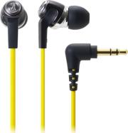 audio technica ath ck323m inner ear headphones yellow photo