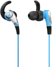 audio technica ath ckx5 sonicfuel in ear headphones blue photo