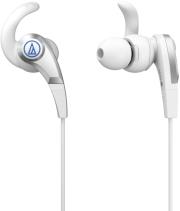 audio technica ath ckx5 sonicfuel in ear headphones white photo