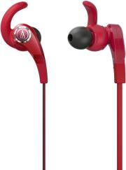audio technica ath ckx7 sonicfuel in ear headphones red photo