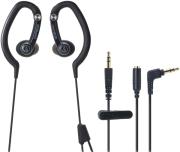 audio technica ath ckp200 sonicsport in ear headphones black photo