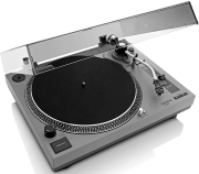 lenco l 3808 direct drive turntable with usb recording matt grey photo