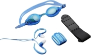 lenco xemio 1000 8gb waterproof mp3 player with goggles blue photo