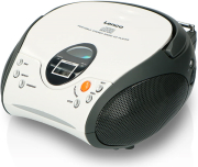 lenco scd 24 stereo fm radio with cd player white photo