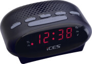 lenco icr 210 fm clock radio black photo