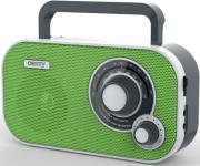camry cr1140g portable radio fm am green photo