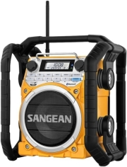 sangean u4 fm rds am bluetooth aux in ultra rugged digital tuning receiver yellow photo