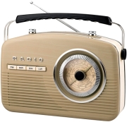 camry cr1130 retro radio beige photo