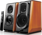 edifier s2000pro bluetooth powered bookshelf speakers brown photo