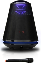 akai abts 605b portable omnidirectional bluetooth speaker with led microphone 100w photo