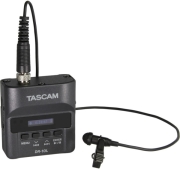 tascam dr 10l digital audio recorder with lavalier mic photo