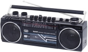 trevi rr 501bt radio recorder bluetooth cassette usb sd black photo