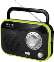 sencor srd 210bgn portable radio black green photo