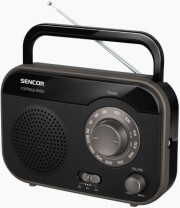 sencor srd 210bs portable radio black silver photo