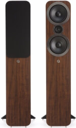 q acoustics q3050i floorstanding speakers set walnut photo