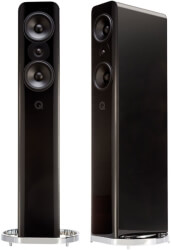 q acoustics concept 500 floorstanding speakers set black photo