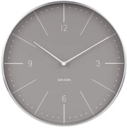 karlsson ka5682gy normann wall clock 275cm grey photo