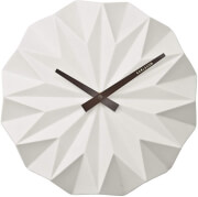 karlsson ka5531wh origami ceramic wall clock 27cm white photo