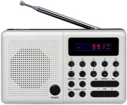 eltra radio pliszka usb fm white photo