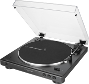 audio technica at lp60x bt fully automatic wireless belt drive turntable black photo