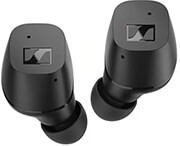 sennheiser cx true wireless black akoystika me mikrofono bluetooth photo