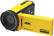 easypix aquapix wdv5630 yellow 4k photo