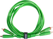 udg gear u97001gr ultimate audio cable set rca rca green straight 15m photo