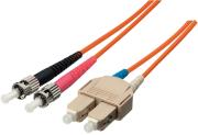 equip 252311 fiber optic patchcable st sc duplex mm 50 125 om2 orange lsoh 1m photo