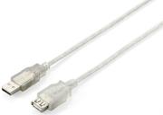 equip 128750 usb 20 extension cable a a 18m m f silver photo