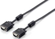equip 118814 vga cable hdb15 3 7 cable with ferrite beads 10m black photo