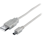 equip 128520 usb 20 cable a male mini 4p 18m photo