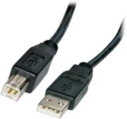 usb 20 cable a male b male 18m black photo