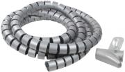 logilink kab0013 cable spiral wrapping band 25m gray photo