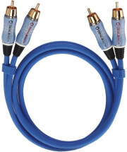 oehlbach d1c2701 beat stereo rca cable 1m blue photo