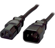 equip 112100 power extension cable vde black photo