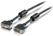 equip 118970 dvi dual link extension 10m 2x24 1 m f black photo