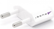 pure power adapter usa hk china to germany euro eu ce white photo