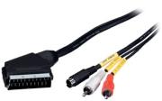 scart to audio video cable 2m photo