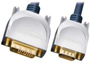 clicktronic hc220 dvi i to vga cable 15m photo