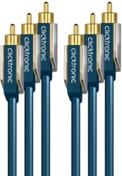 clicktronic hc400 3rca video cable 5m advanced photo