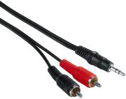 hama 30455 35mm stereo plug 2xrca plugs 2m photo