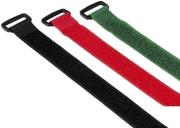 hama 20538 hook loop cable ties with buckle 250mm coloured 9pcs photo
